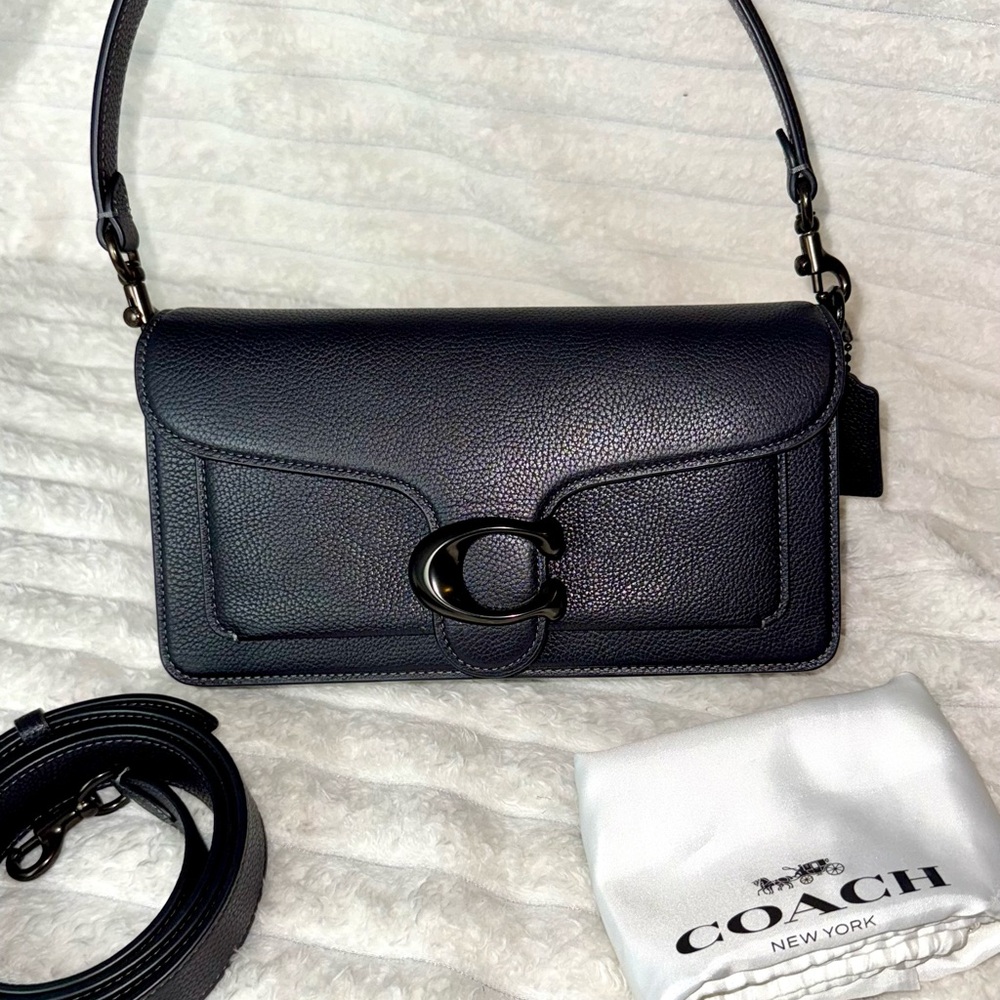 Coach Tabby 26 in black and pewter hardware